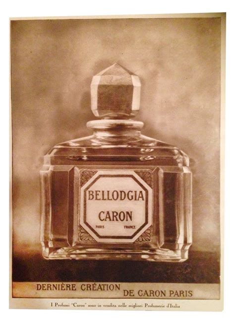 caron eau de cologne bellodgia|bellodgia by caron 1927.